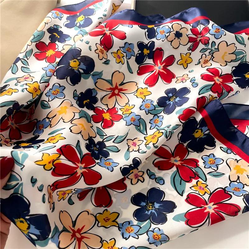 Luxury Square Scarf For Women  - مراجعة Silk Neck Scarf وسعره