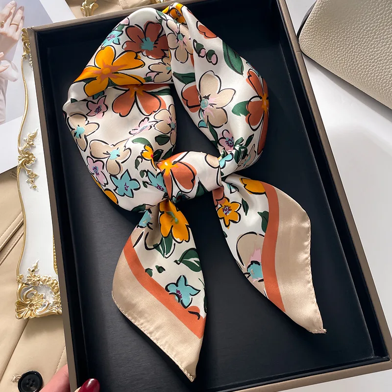 Luxury Square Scarf For Women  - مراجعة Silk Neck Scarf وسعره