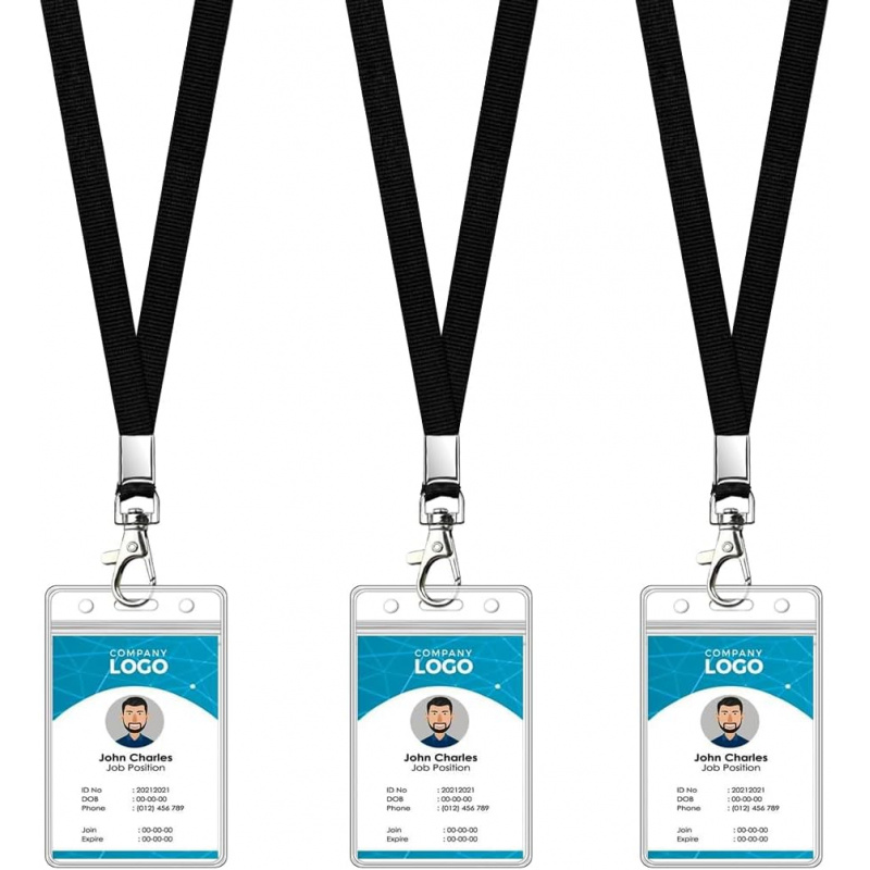 3 Pack Cruise Lanyard with ID  - مراجعة Lanyard Badge Holder وسعره