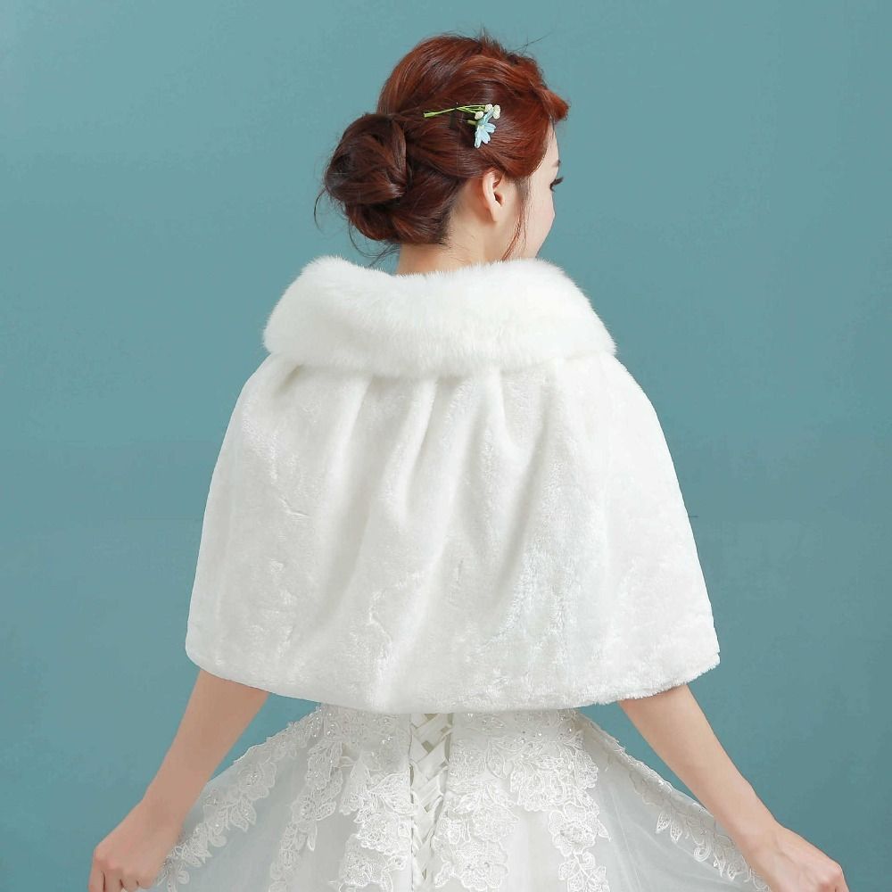 White Womens Winter Thicken Pl - مراجعة Stole Wedding Shawl وسعره