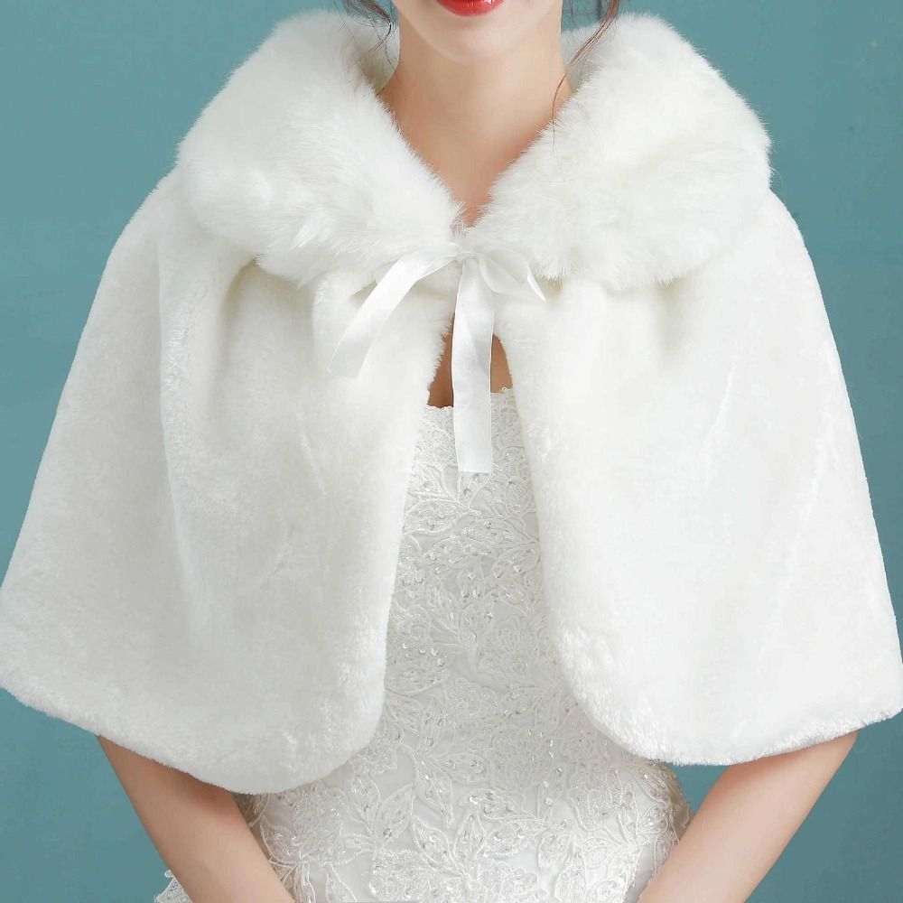 White Womens Winter Thicken Pl - مراجعة Stole Wedding Shawl وسعره