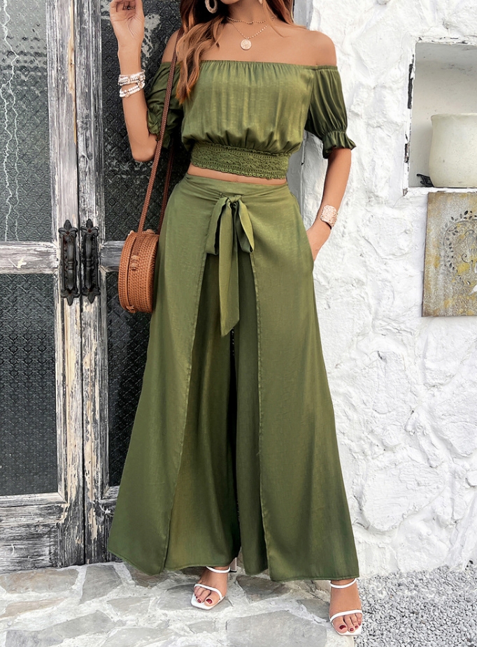 Two Piece Set Women Outfit Sum - مراجعة Pocket Square Set وسعره