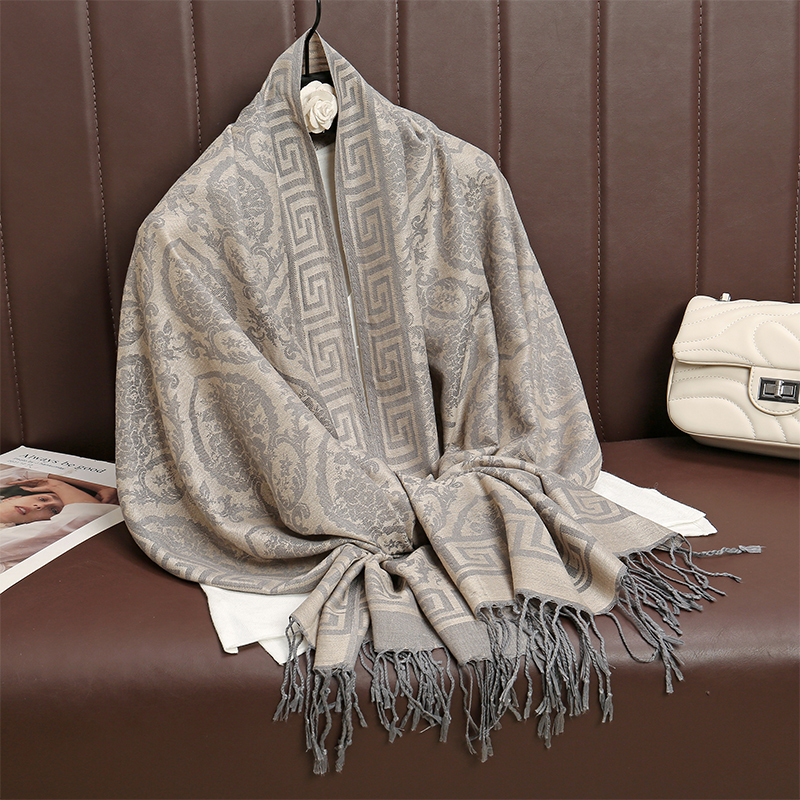 2024 Luxury Thick Cashmere Sca - مراجعة Woven Scarf Blanket وسعره
