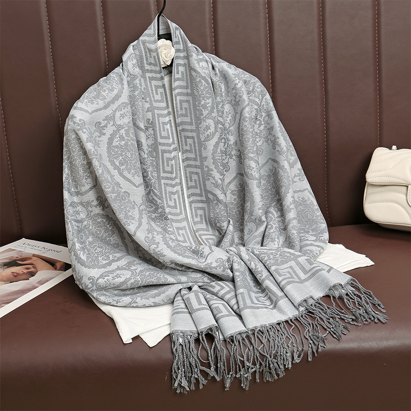 2024 Luxury Thick Cashmere Sca - مراجعة Woven Scarf Blanket وسعره