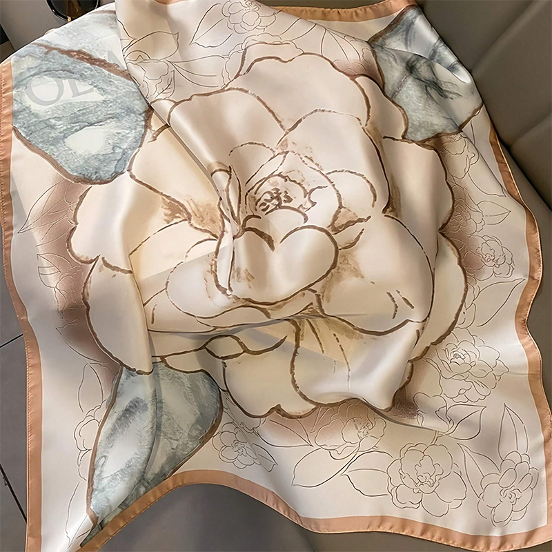 2024 Design Fashion Print Sati - مراجعة Silk Neck Scarf وسعره