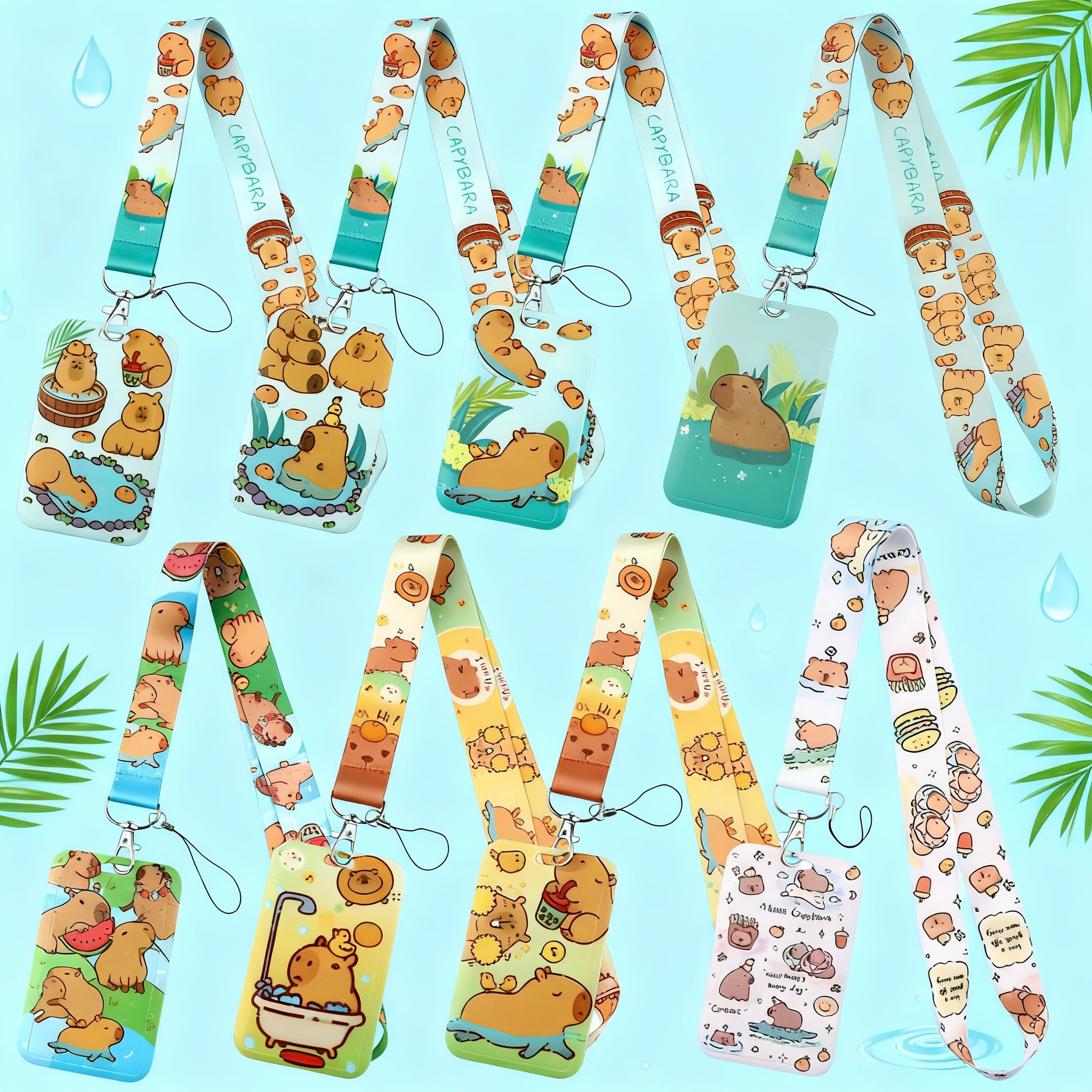 Cute Capybara Lanyards for Key - مراجعة Lanyard Badge Holder وسعره