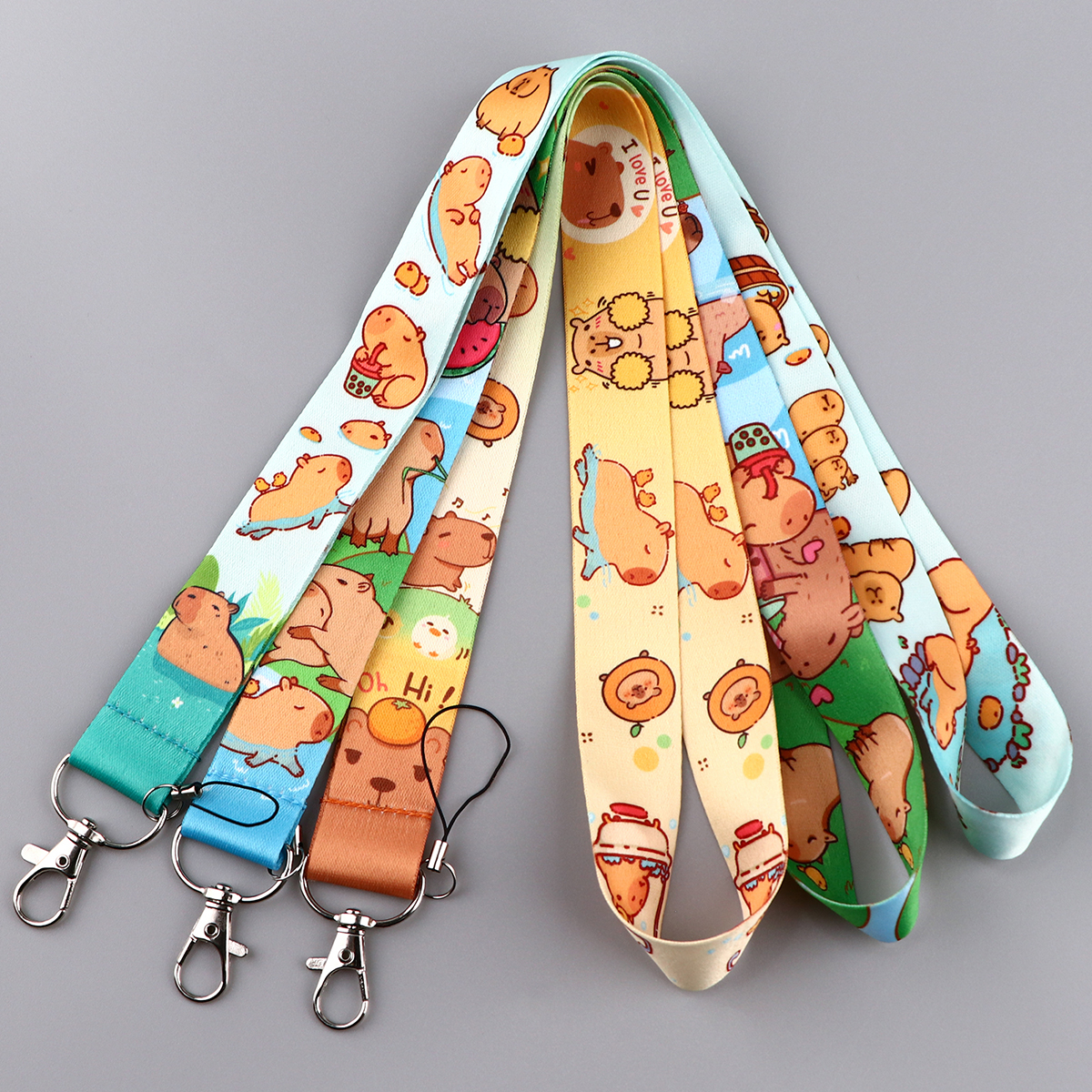 Cute Capybara Lanyards for Key - مراجعة Lanyard Badge Holder وسعره