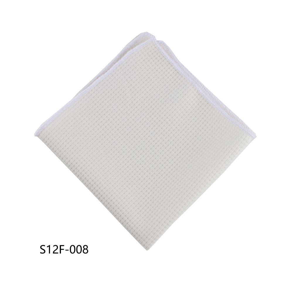 New Pure Solid Color Black Whi - مراجعة Handkerchief Cotton Men وسعره