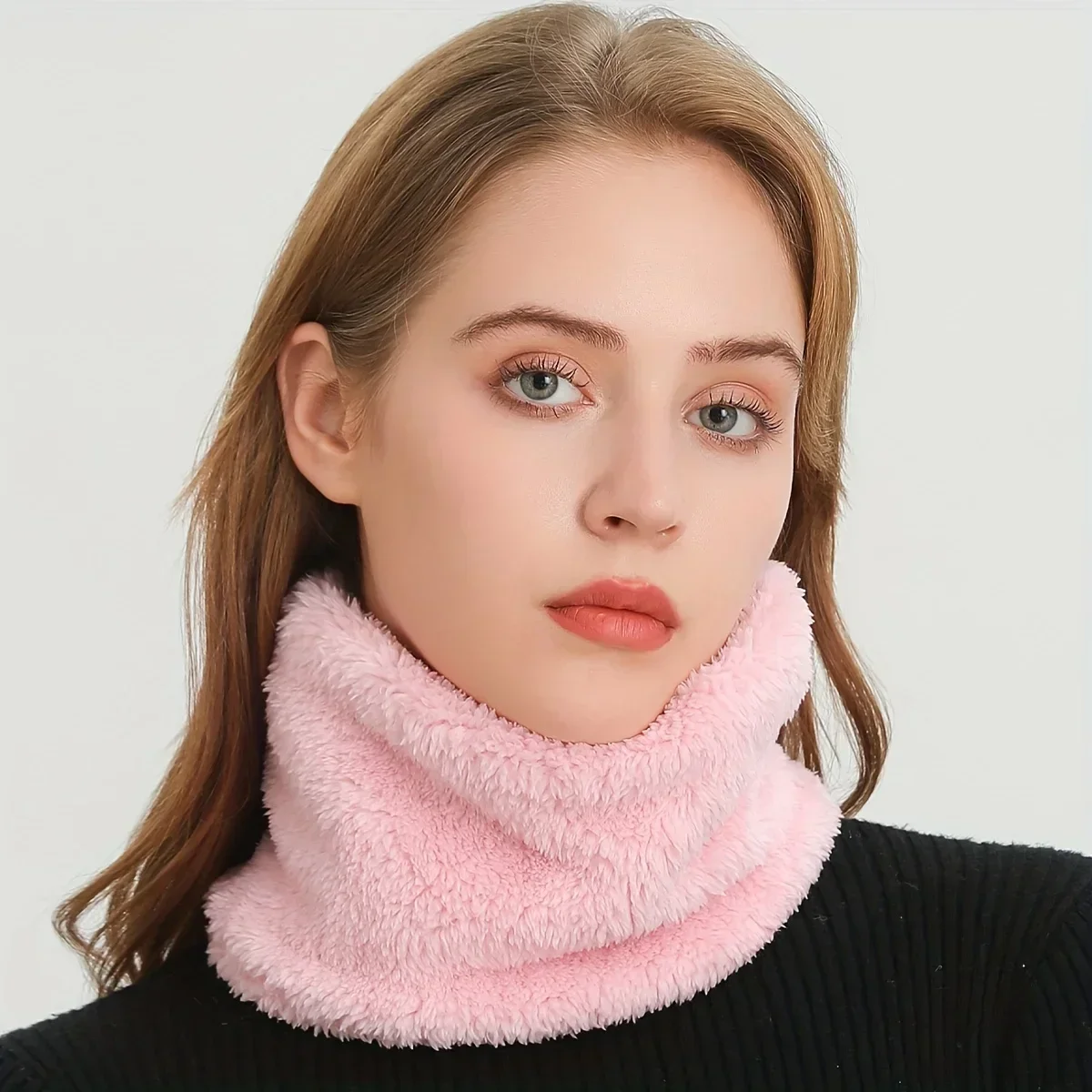 Windproof Plush Infinity Scarf - مراجعة Infinity Scarf Knit وسعره