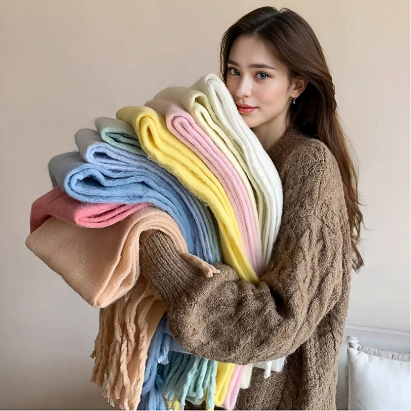 Winter Scarf for Women Cashmer - مراجعة Woven Scarf Blanket وسعره