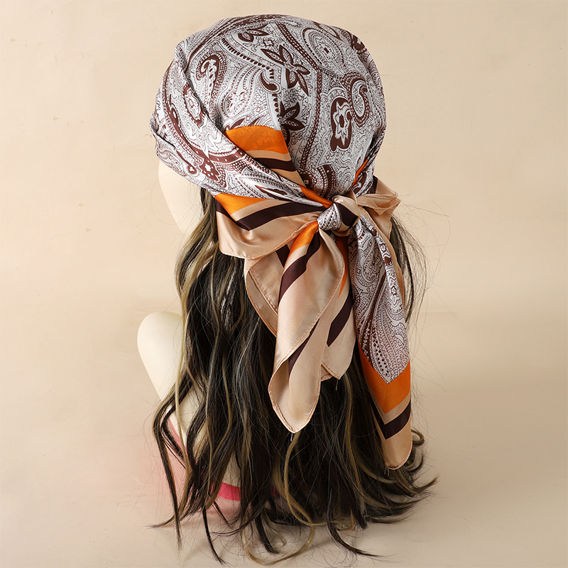 Luxury Spring Silk Scarf Women - مراجعة Silk Tie Striped وسعره