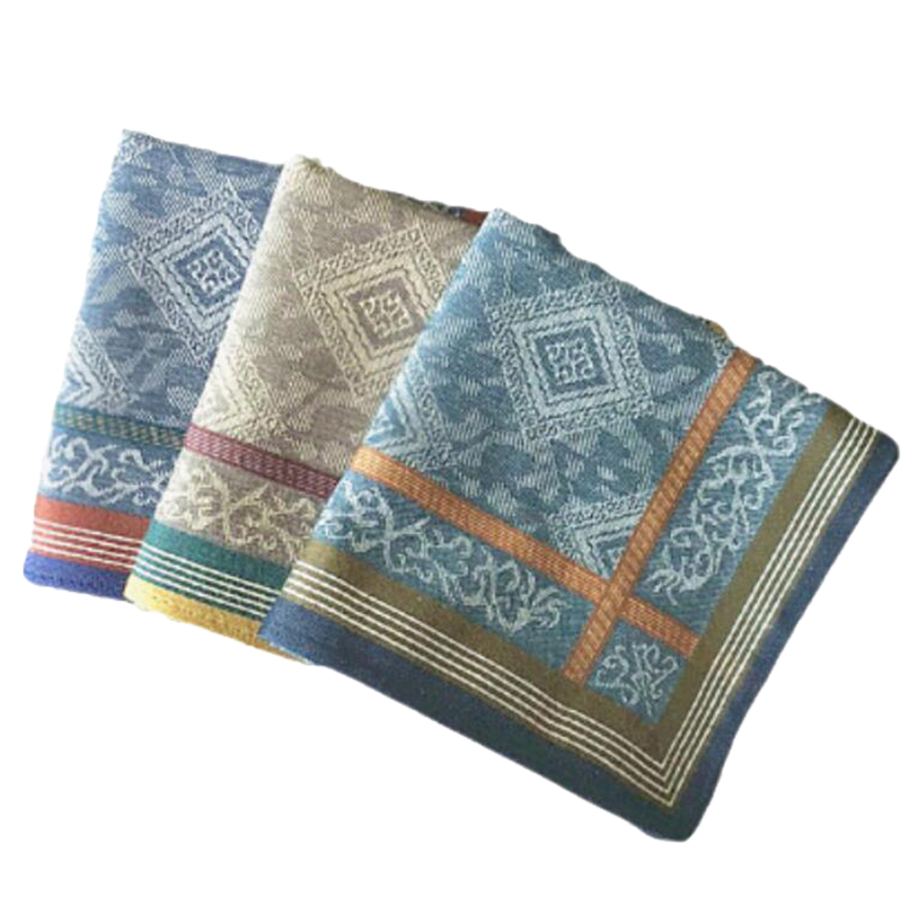 3pcs Mens Plaid Wedding Handke - مراجعة Handkerchief Cotton Men وسعره