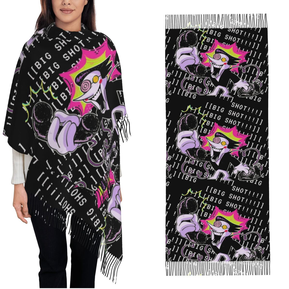 Deltarune Shawl Wrap for Women - مراجعة Pashmina Wrap Large وسعره