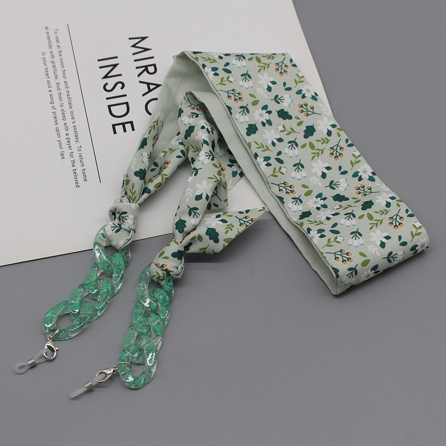 Bohemia Print Silk Scarf Glass - مراجعة Silk Neck Scarf وسعره