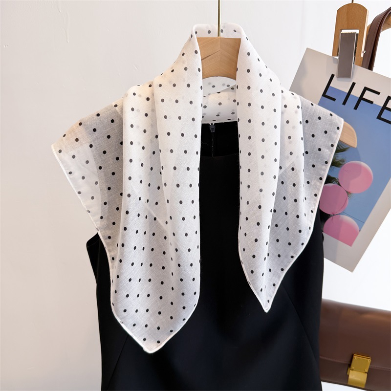 50cm Cotton Linen Square Scarf - مراجعة Bandana Cotton وسعره