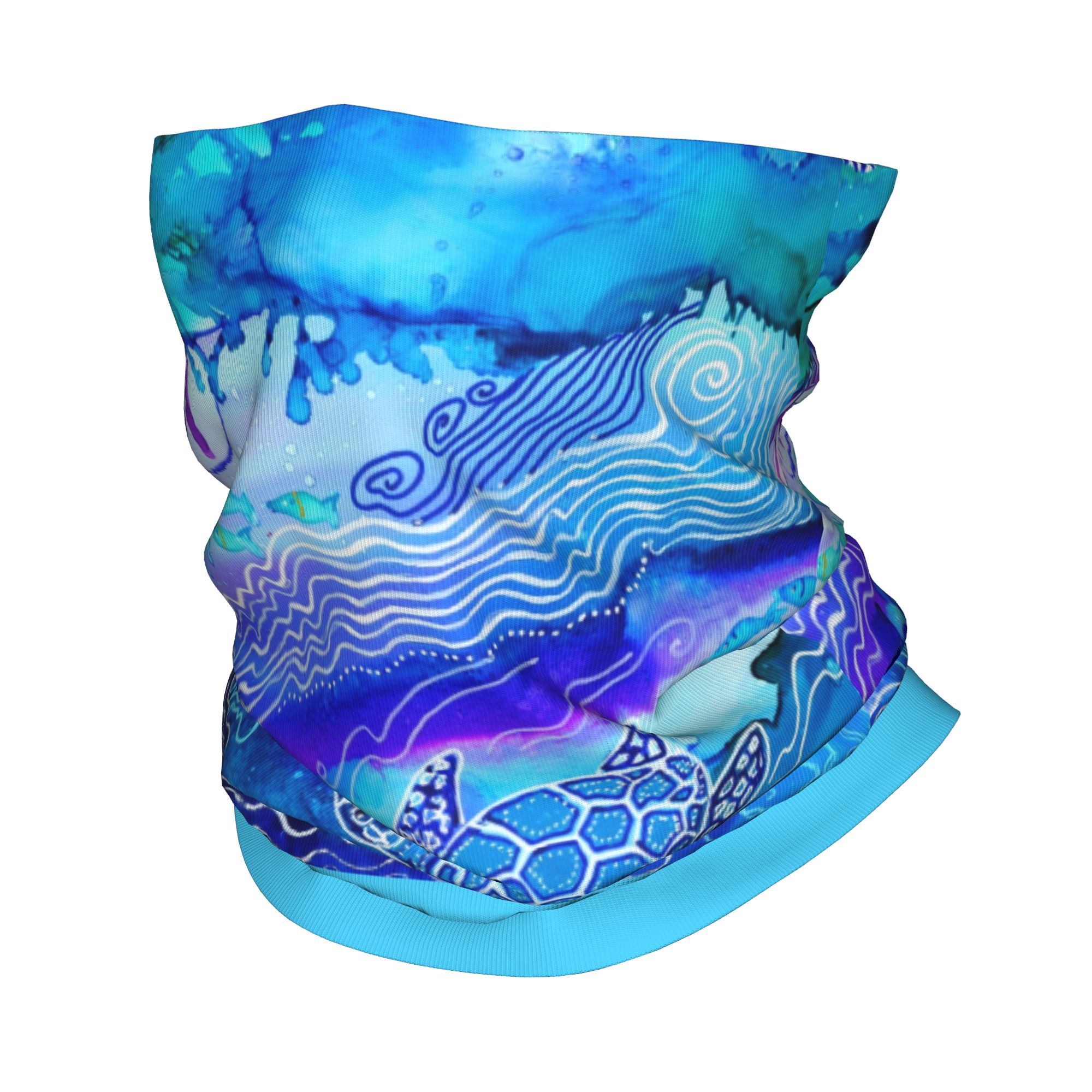 Custom Ocean Turtle Dive Winte - مراجعة Neck Warmer Tube وسعره