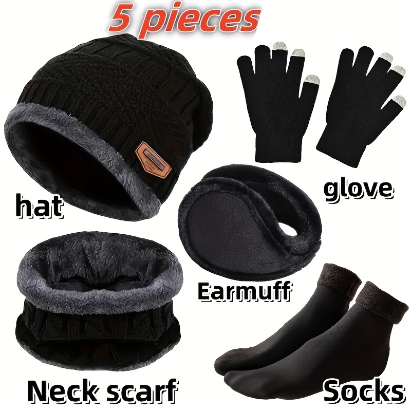 Men's winter hat, outdoor wint - مراجعة Muffler Men Wool وسعره