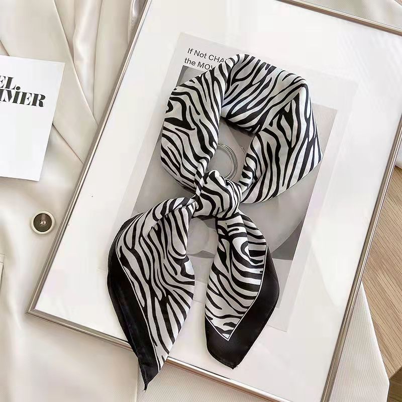 New Fashion Zebra Printed Squa - مراجعة Face Scarf Mask وسعره