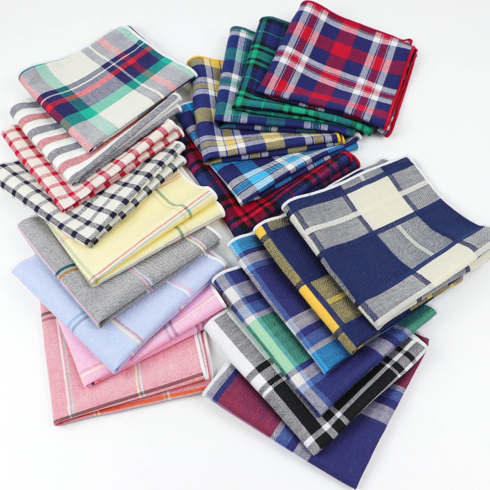 Men Cotton Handkerchiefs Woven - مراجعة Handkerchief Cotton Men وسعره