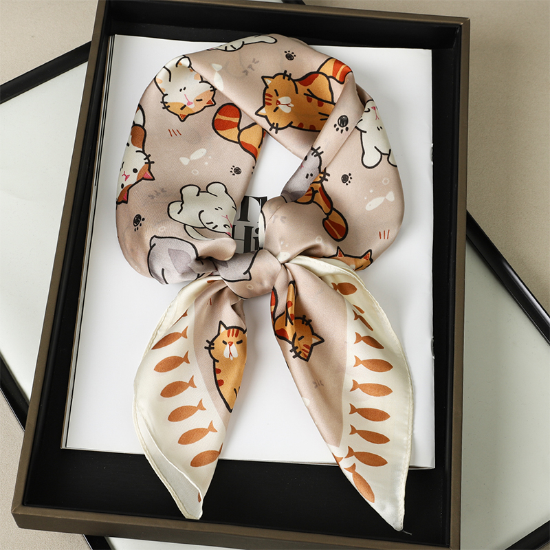 Luxury Silk Shawl Fat Cat Squa - مراجعة Face Scarf Mask وسعره