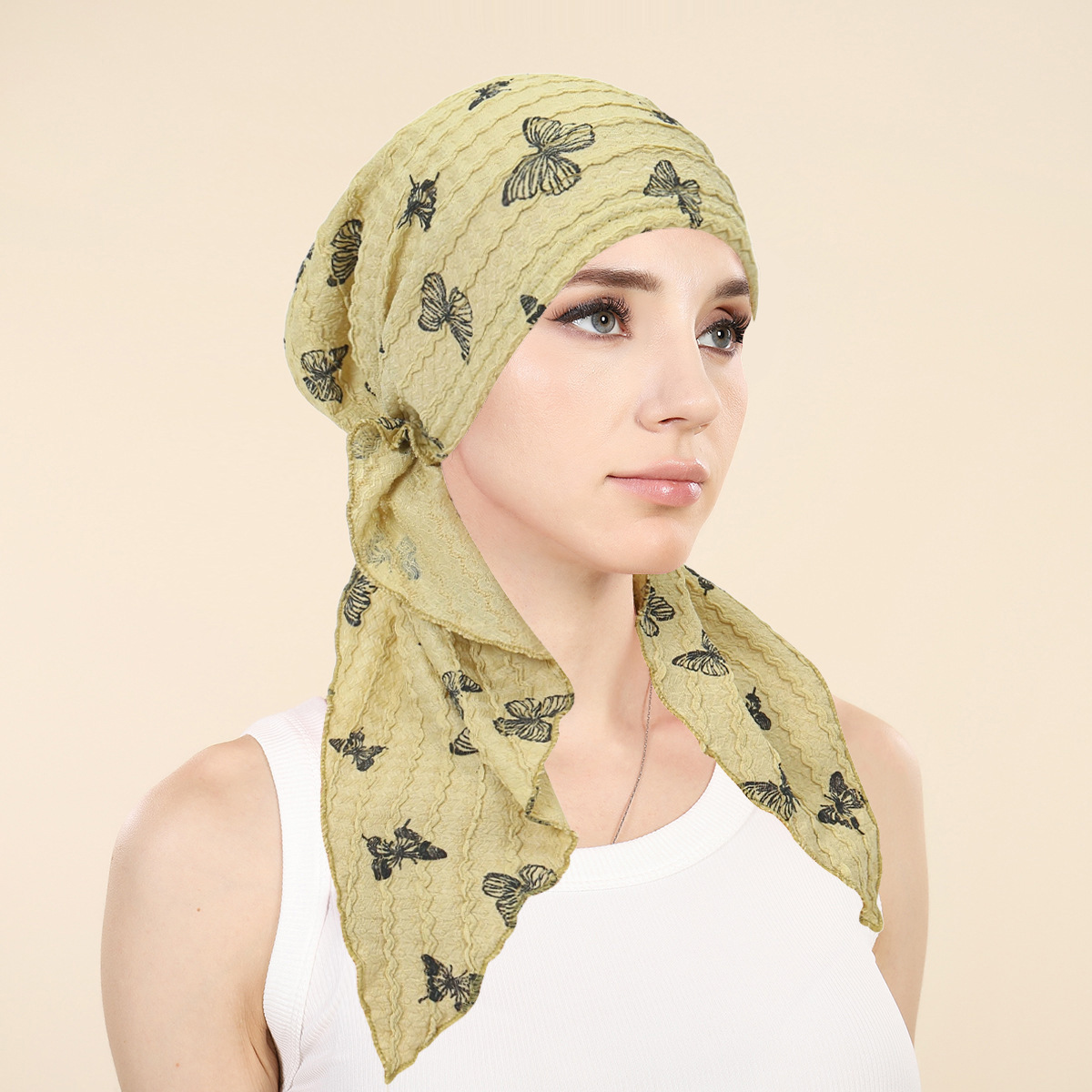 Women Muslim Hijab Caps Wrap H - مراجعة Head Wrap Turban وسعره
