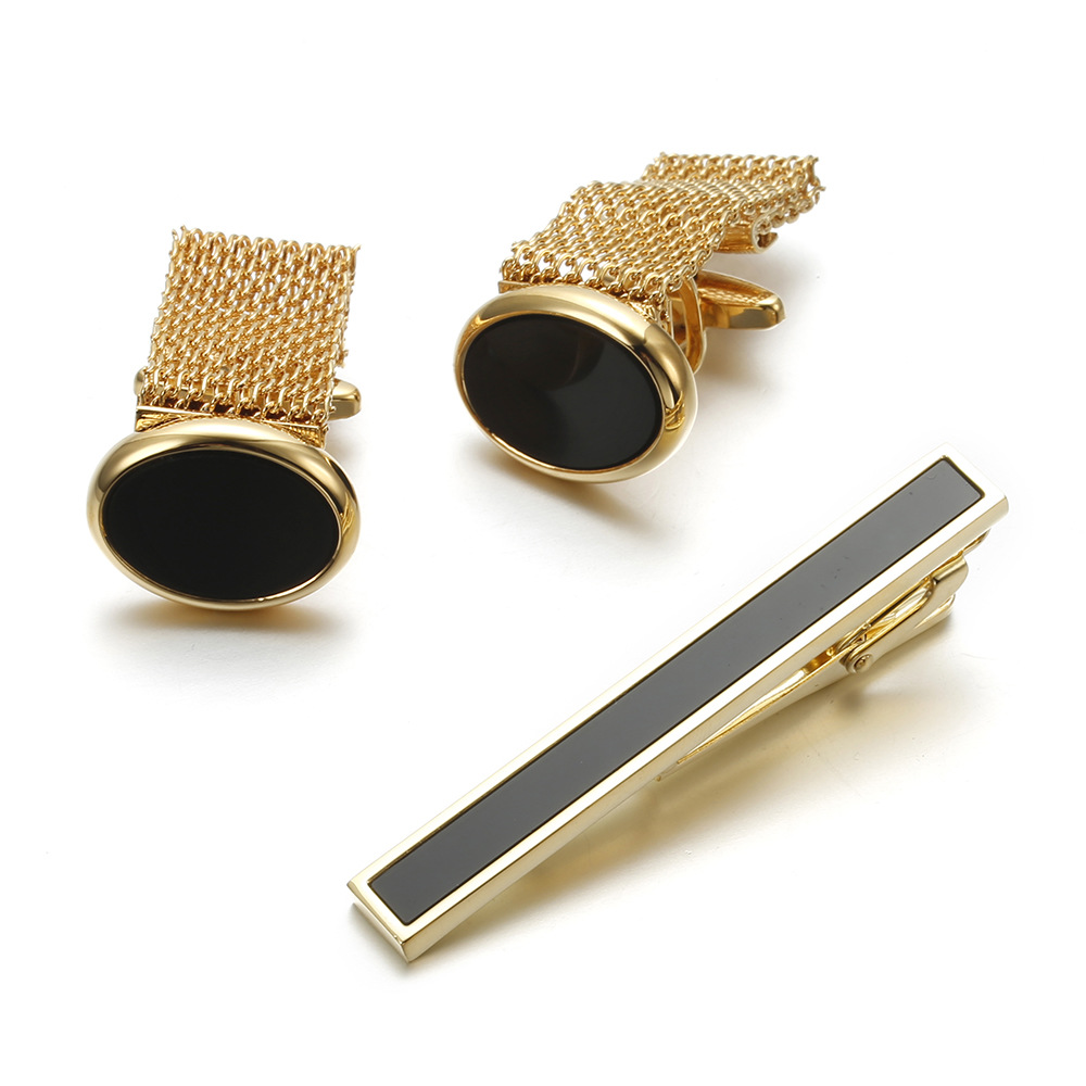 VAGULA New 9PCS Cuff links Tie - مراجعة Tie Bar Set Gift وسعره