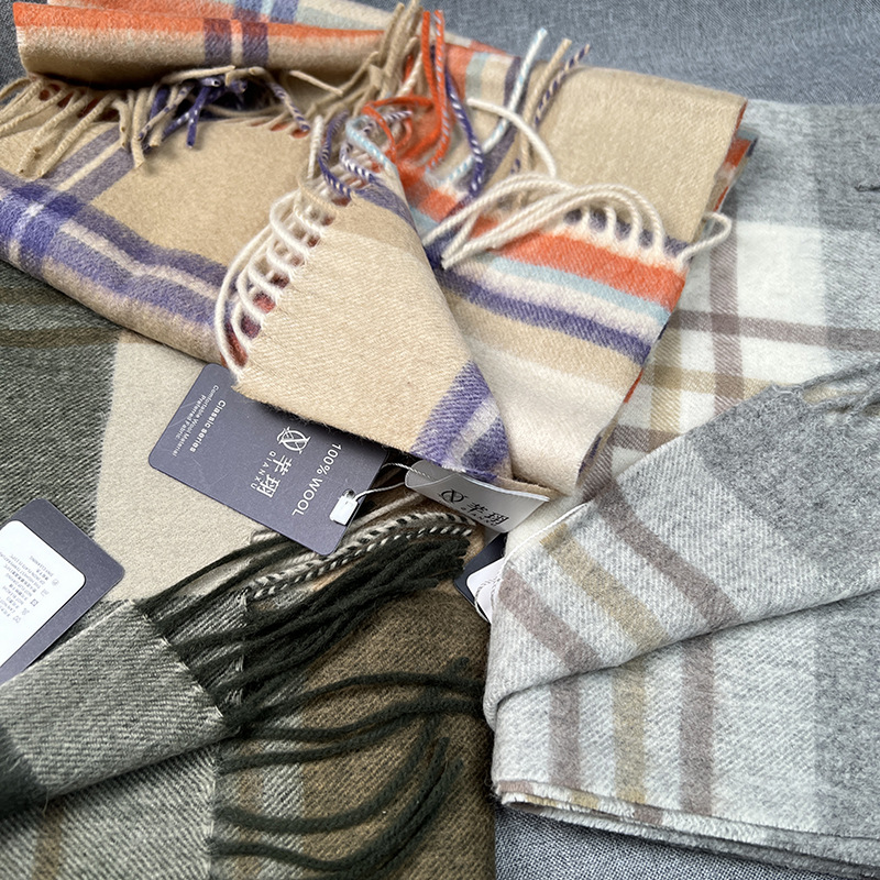 High Quality 100% Wool Scarf W - مراجعة Muffler Men Wool وسعره