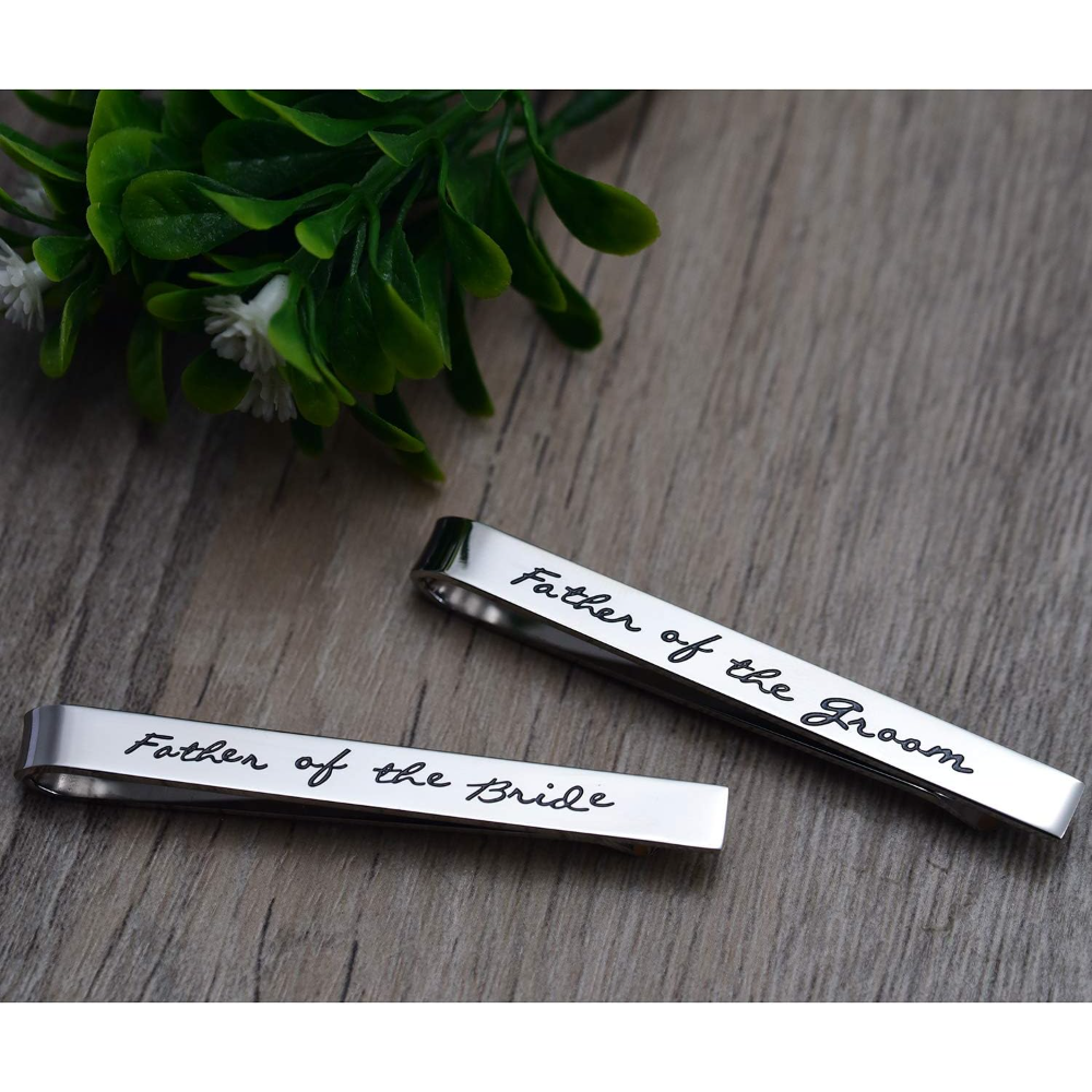 Father of The Groom Father of  - مراجعة Tie Bar Set Gift وسعره