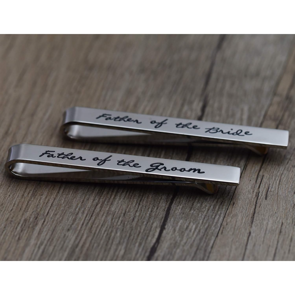 Father of The Groom Father of  - مراجعة Tie Bar Set Gift وسعره
