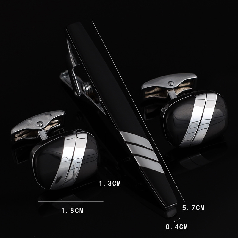 Mens Ties Clip Cufflinks Set S - مراجعة Tie Bar Set Gift وسعره