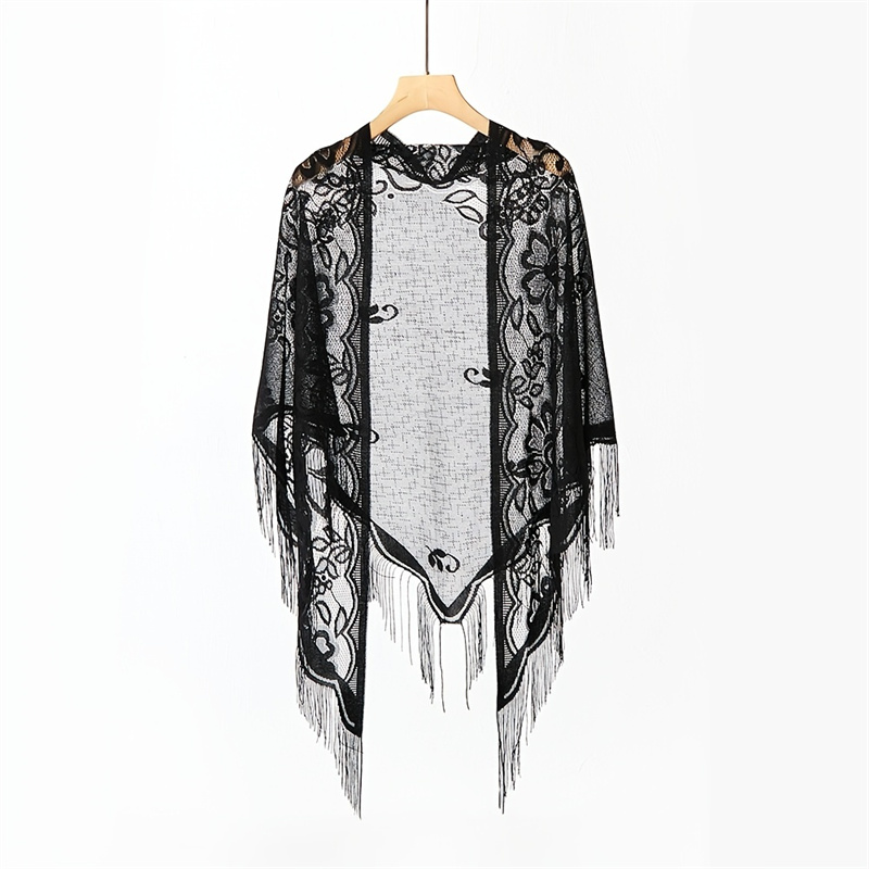 New Embroidery Lace Scarf Shaw - مراجعة Stole Wedding Shawl وسعره