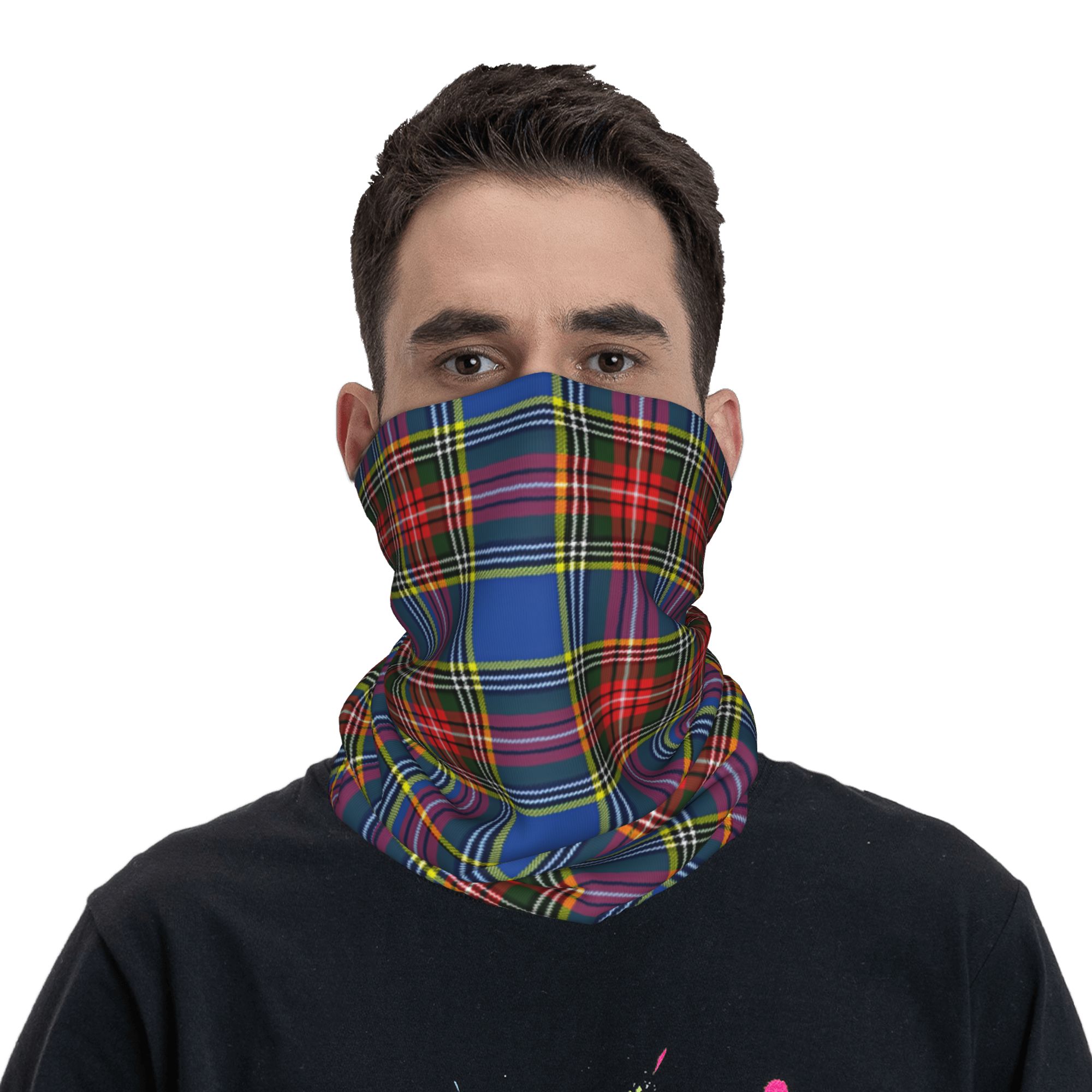 Custom Royal Tartan Plaid Wint - مراجعة Neck Warmer Tube وسعره