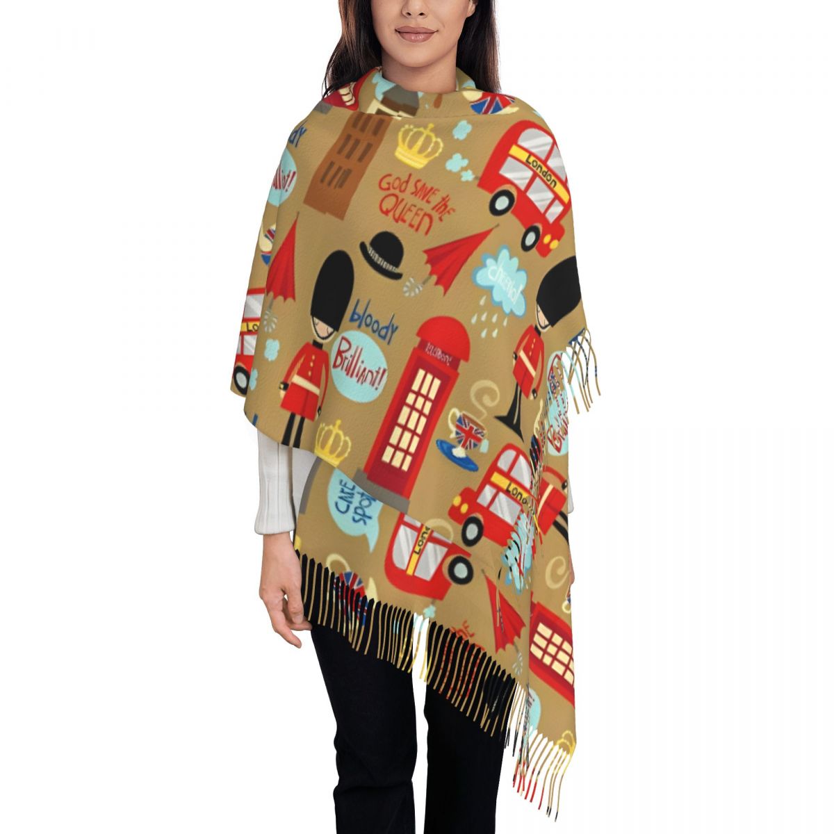 Enchanted London Scarf for Wom - مراجعة Pashmina Wrap Large وسعره