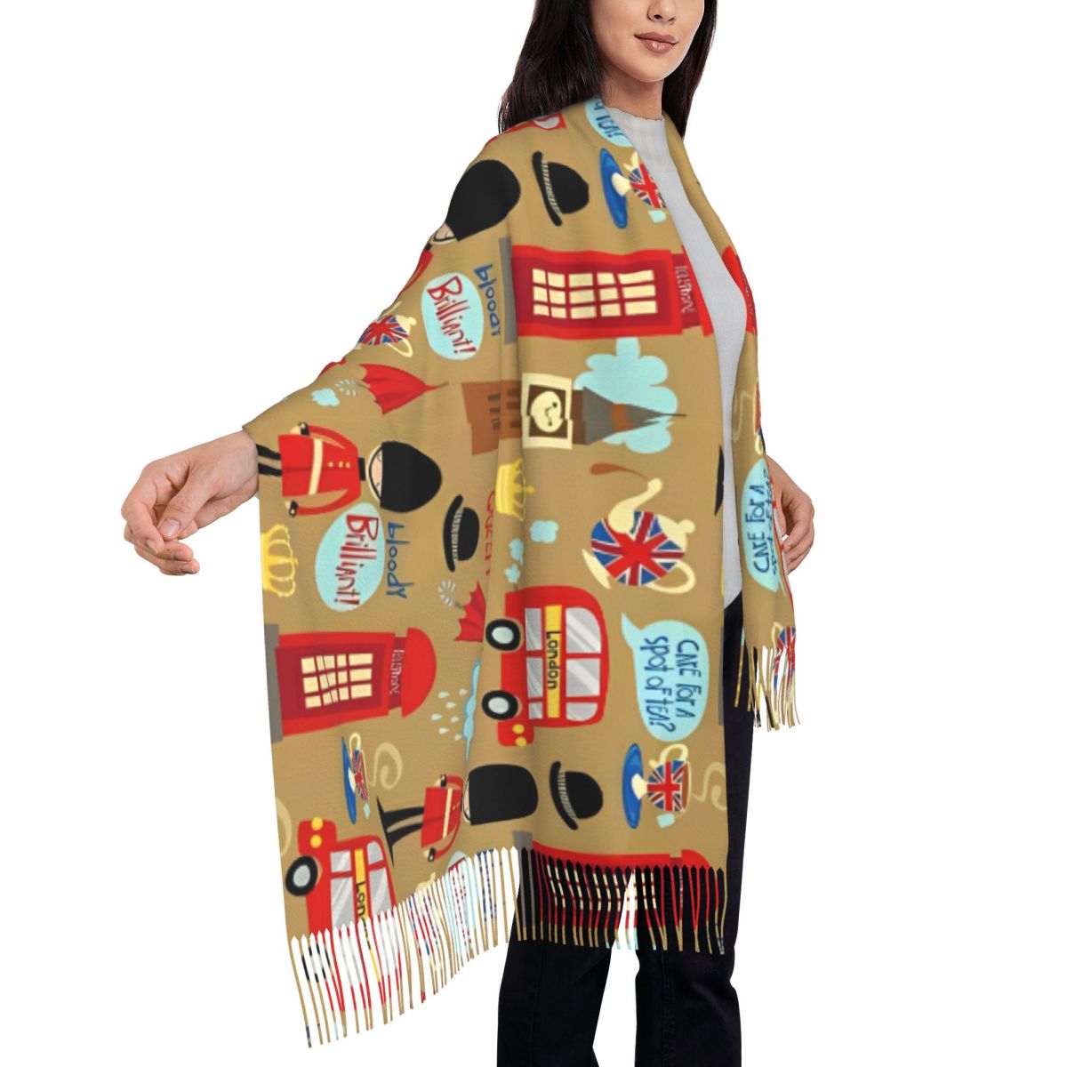 Enchanted London Scarf for Wom - مراجعة Pashmina Wrap Large وسعره