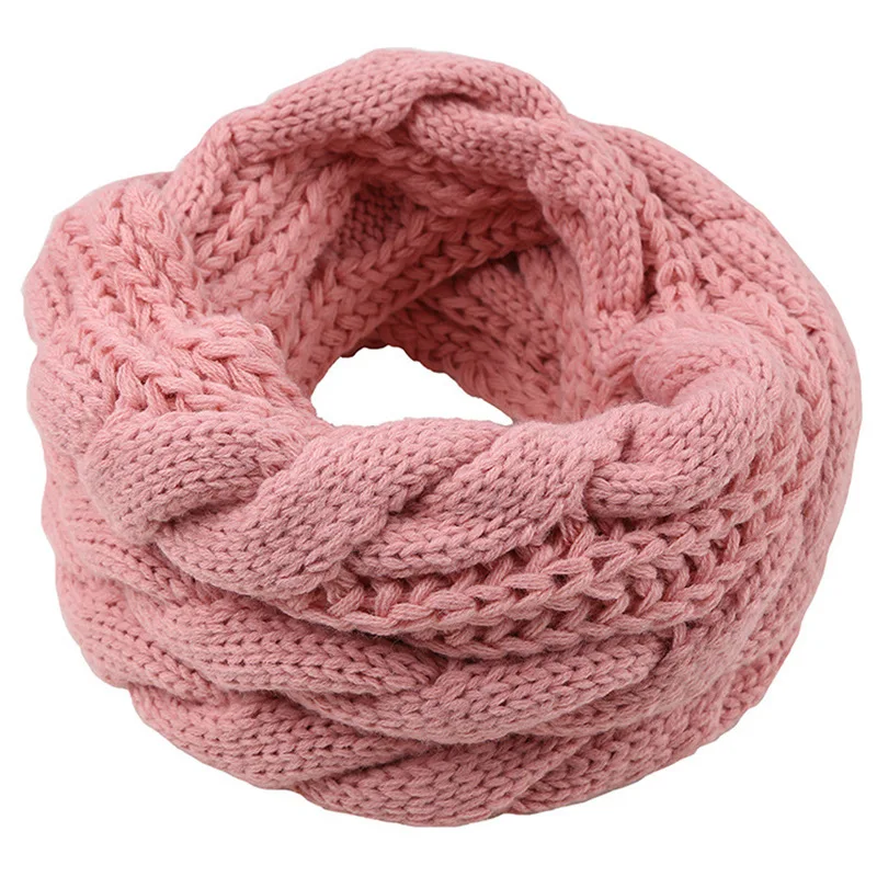Men Women Boys Girls Thick Rib - مراجعة Infinity Scarf Knit وسعره