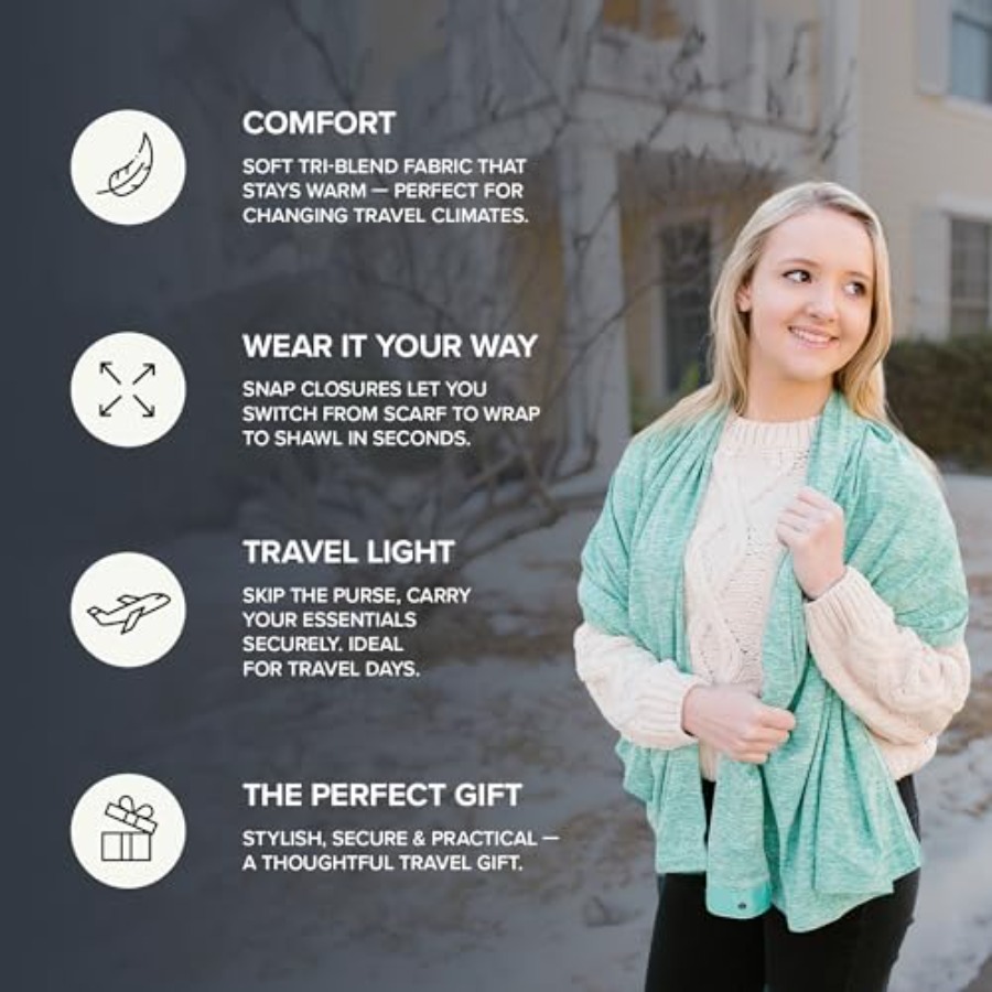 Infinity Travel Scarf Loop wit - مراجعة Infinity Scarf Knit وسعره