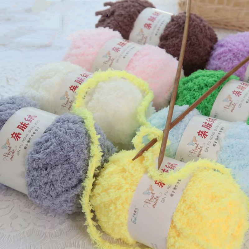 Chenille Plush Chunky Yarn for - مراجعة Woven Scarf Blanket وسعره