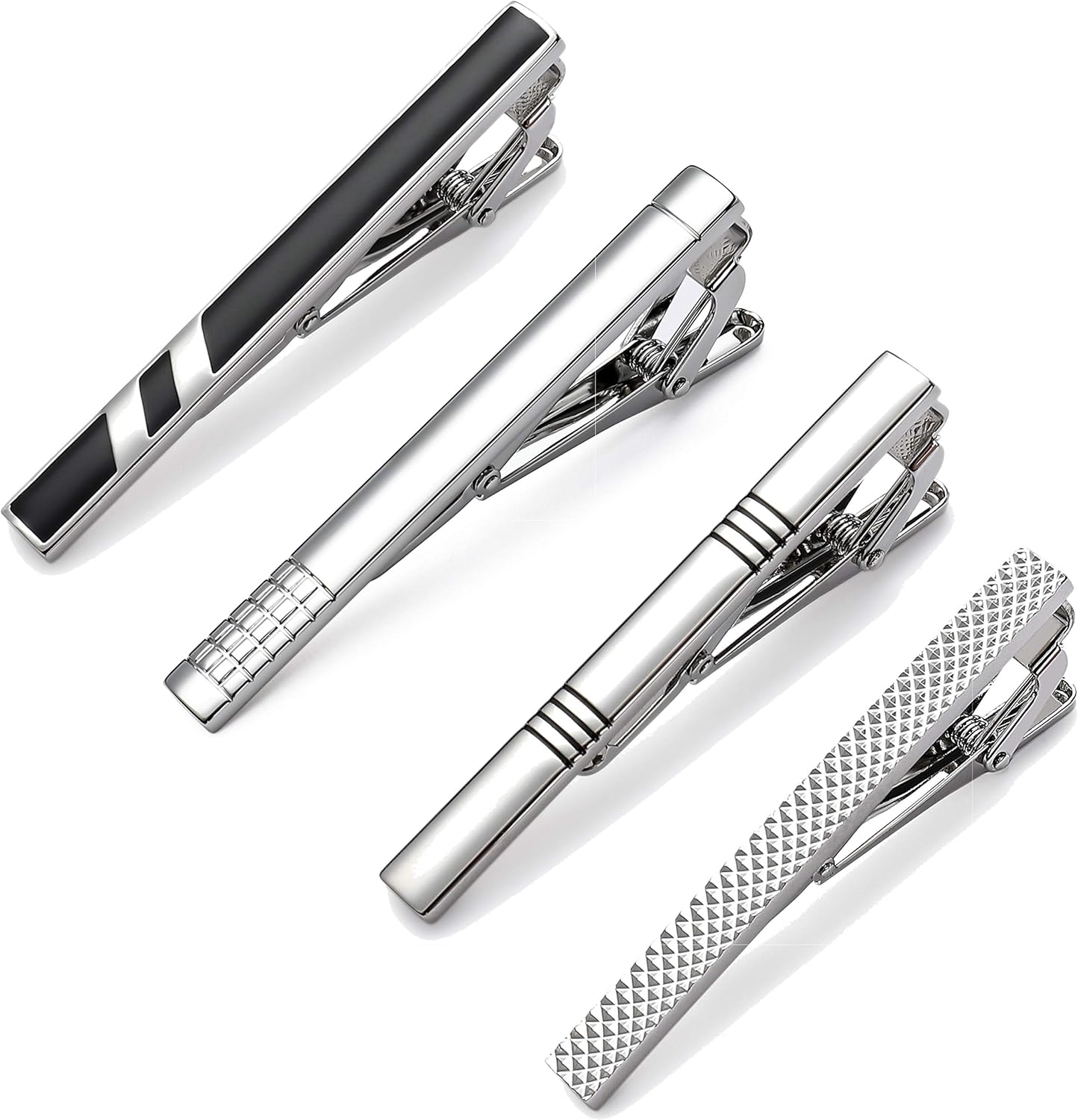 Tie Clips for Men, Classic Sty - مراجعة Tie Bar Set Gift وسعره