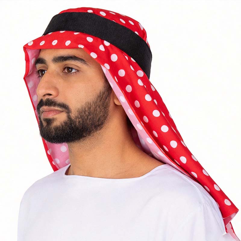 Traditional Arab Costume Arabi - مراجعة Ascot Neck Scarf وسعره