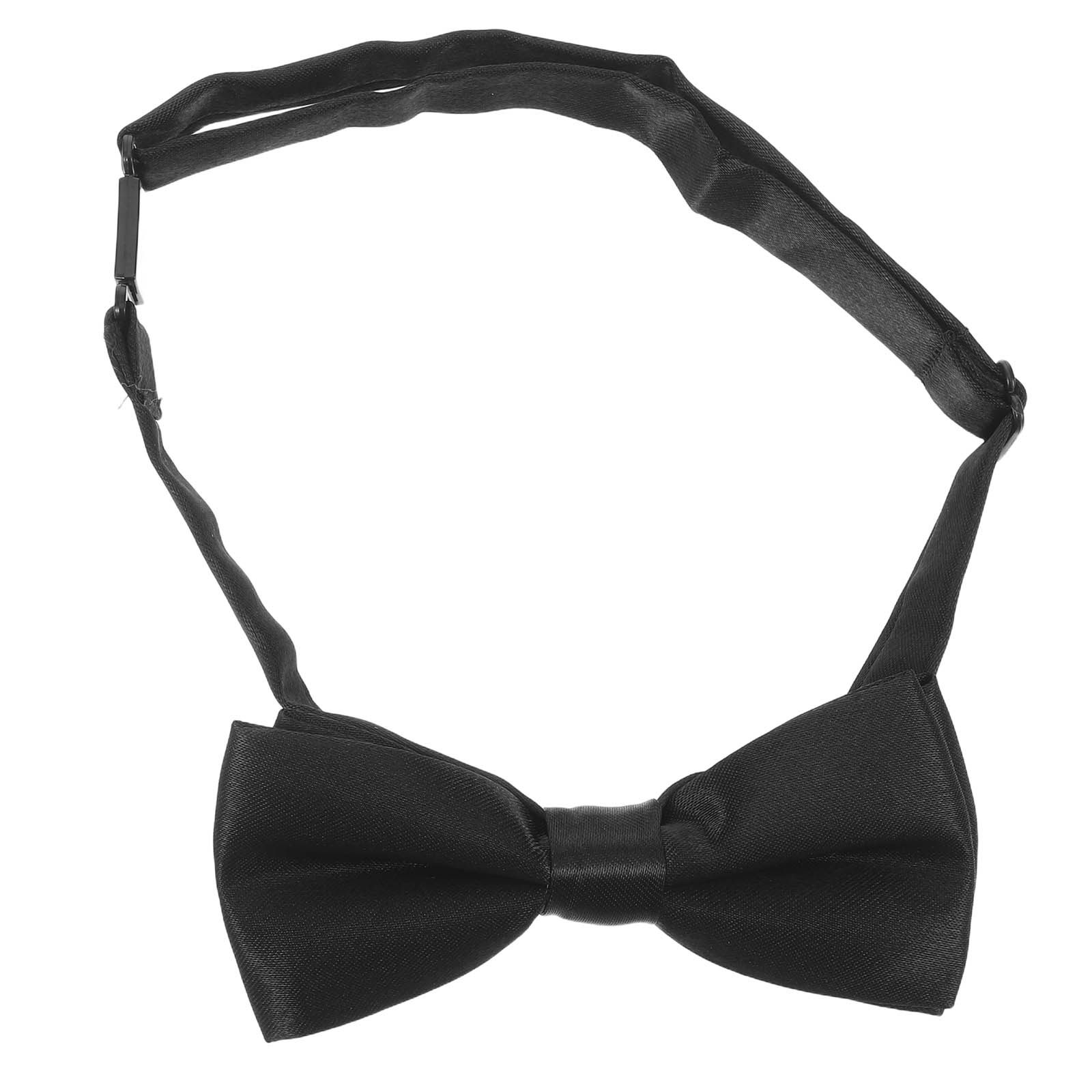 Adjustable Black Bow Tie for K - مراجعة Bow Tie Pre Tied وسعره