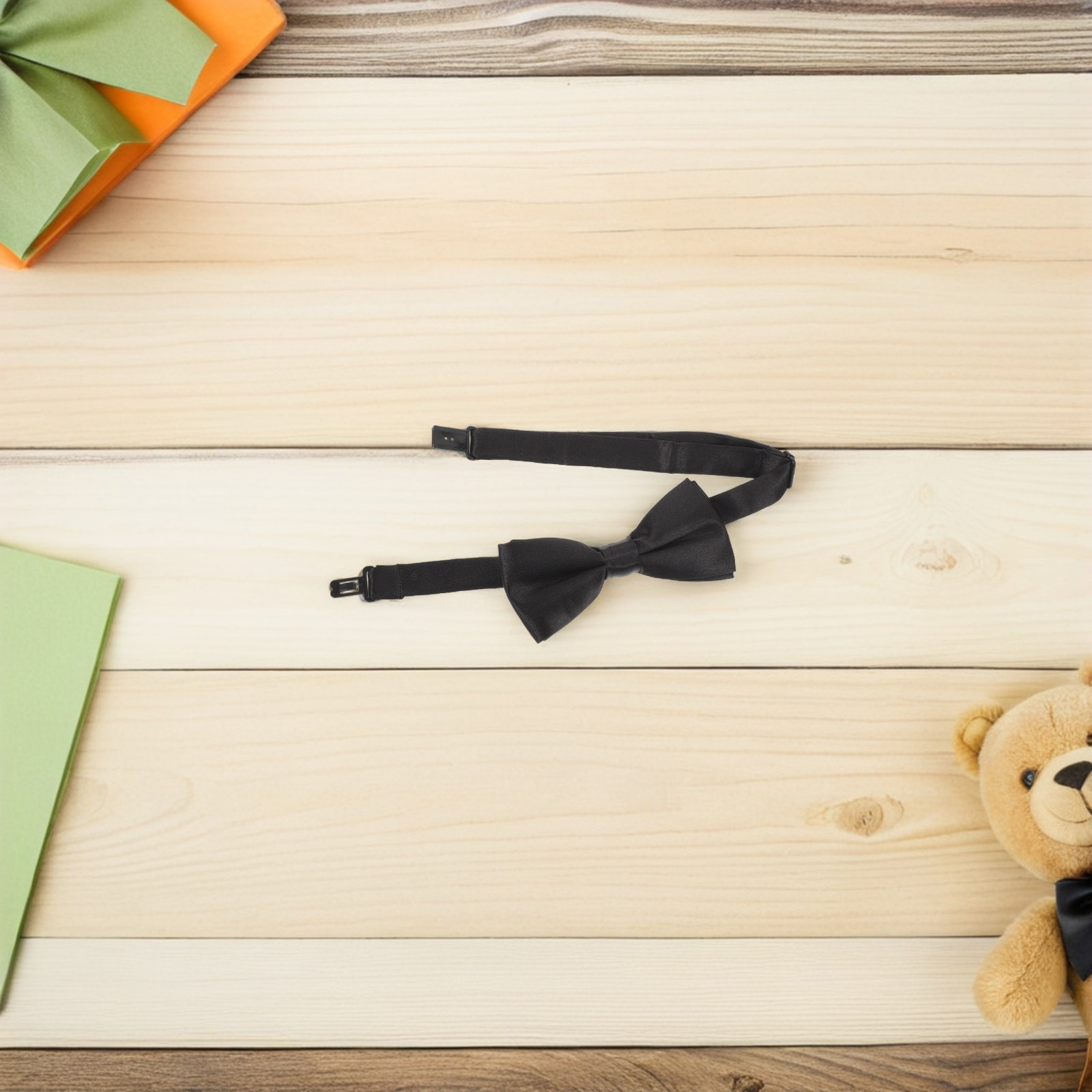 Adjustable Black Bow Tie for K - مراجعة Bow Tie Pre Tied وسعره