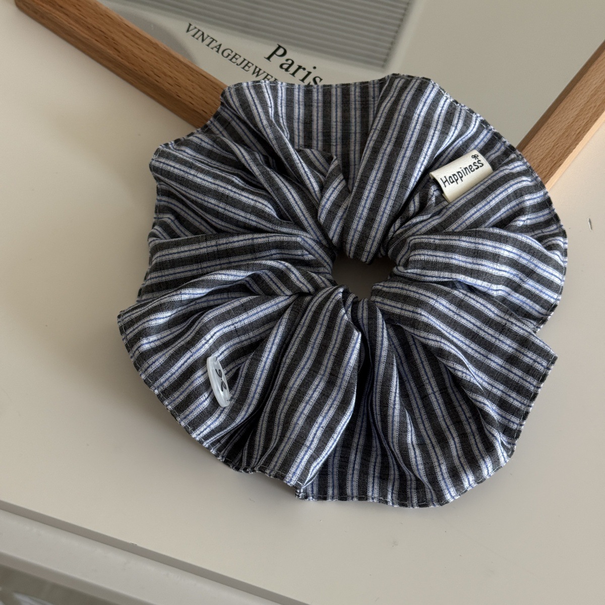 Korea Fashion Stripe Hair Rubb - مراجعة Silk Tie Striped وسعره