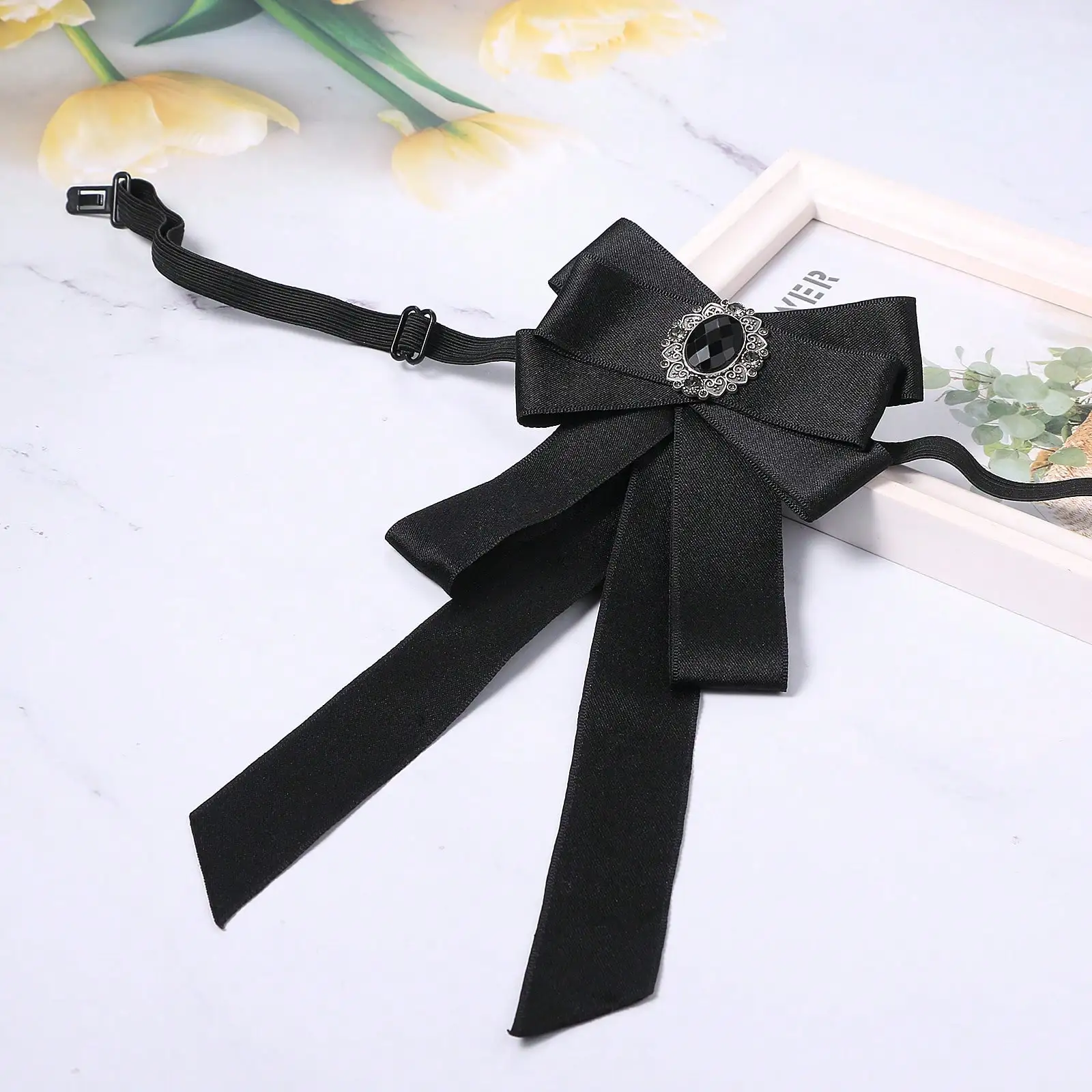 Bow Ties For Women, Adjustable - مراجعة Bow Tie Pre Tied وسعره