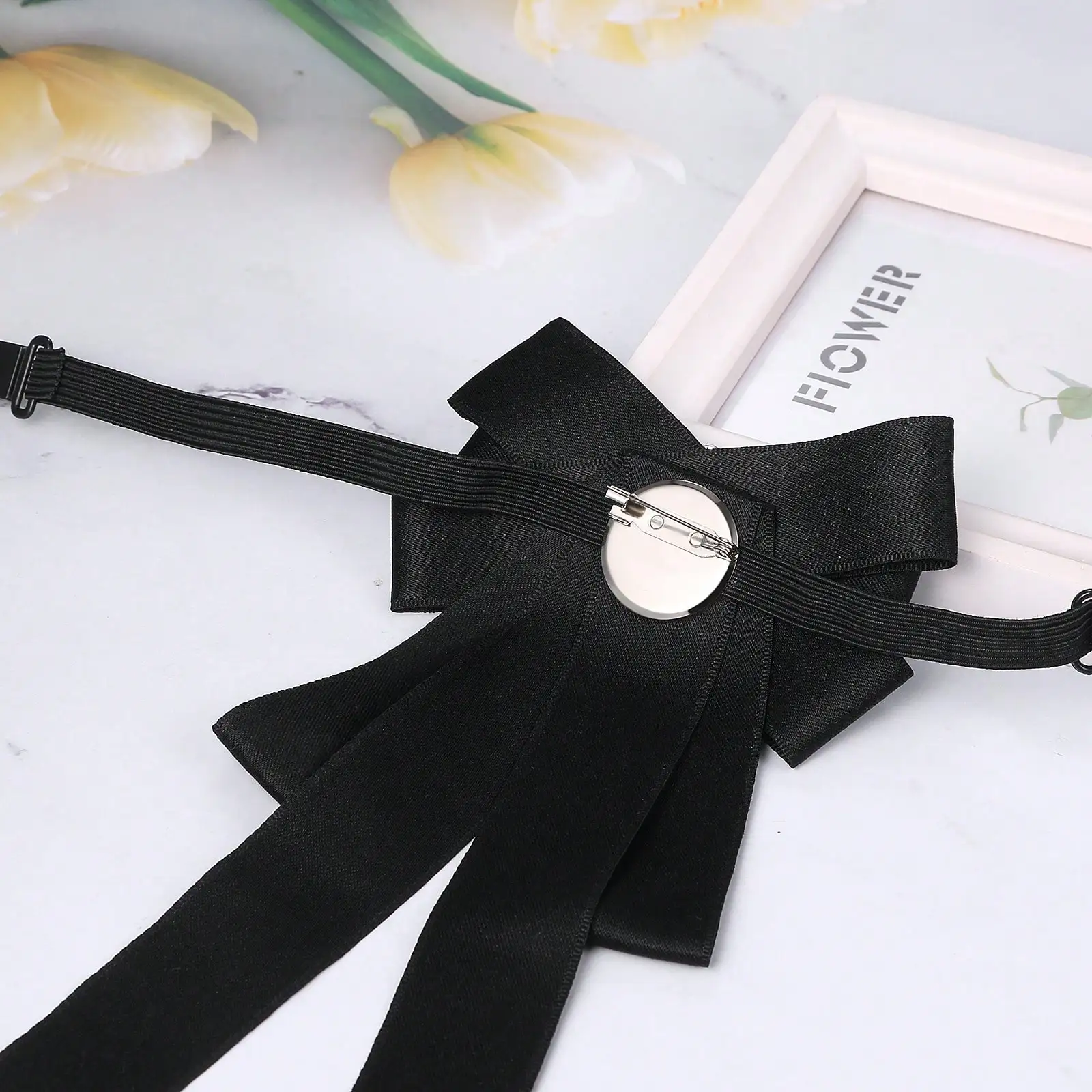 Bow Ties For Women, Adjustable - مراجعة Bow Tie Pre Tied وسعره