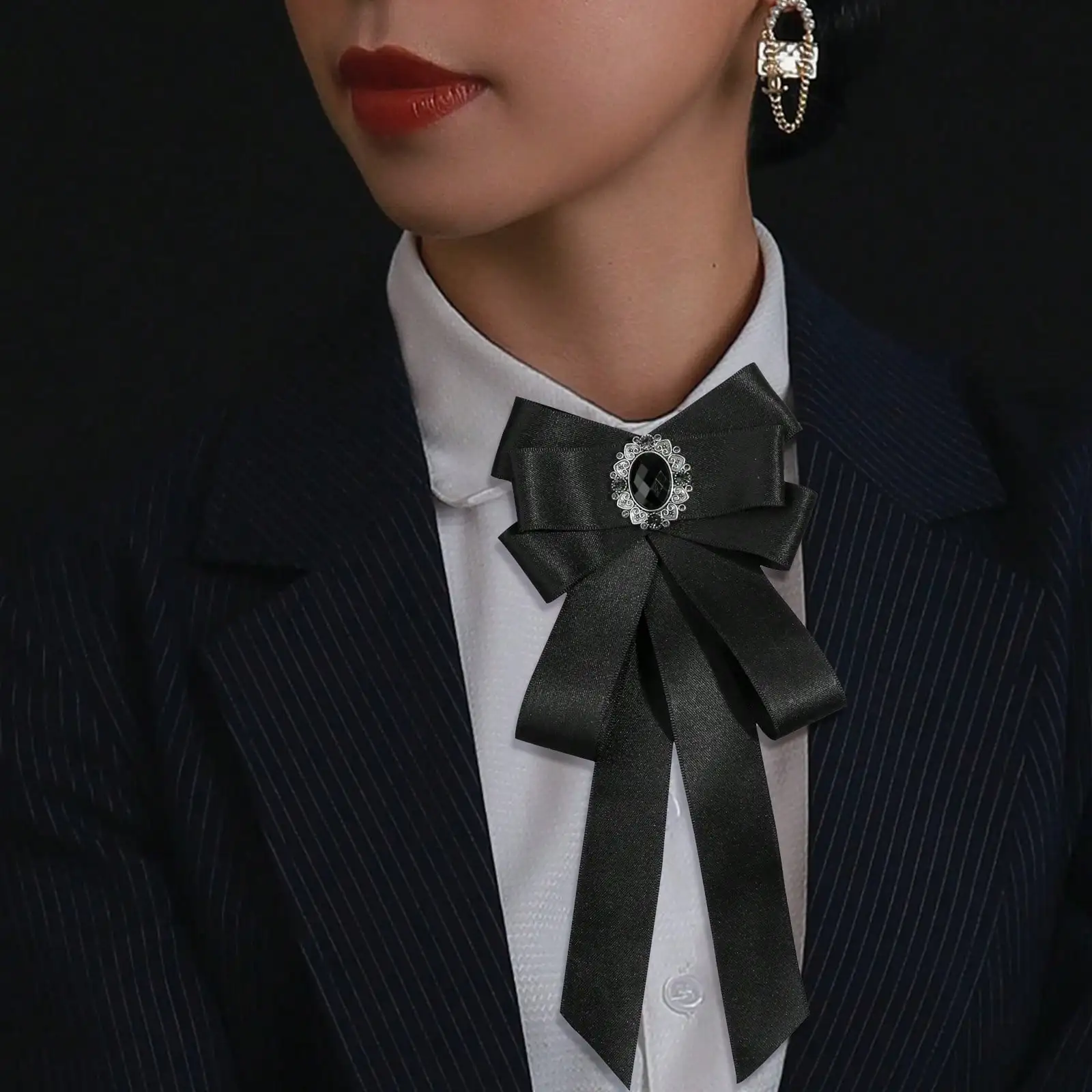 Bow Ties For Women, Adjustable - مراجعة Bow Tie Pre Tied وسعره