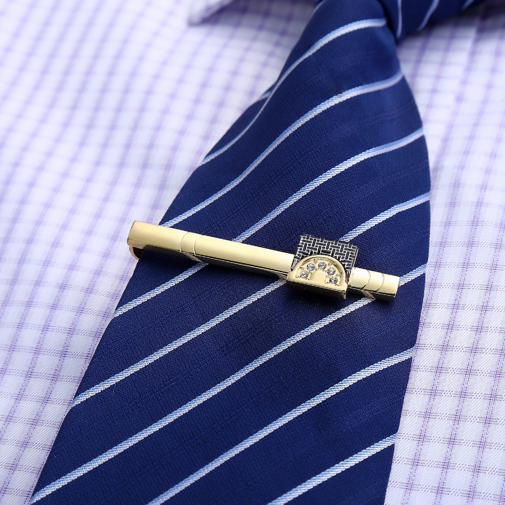 Gold Tone Cufflinks Tie Bar Se - مراجعة Tie Bar Set Gift وسعره