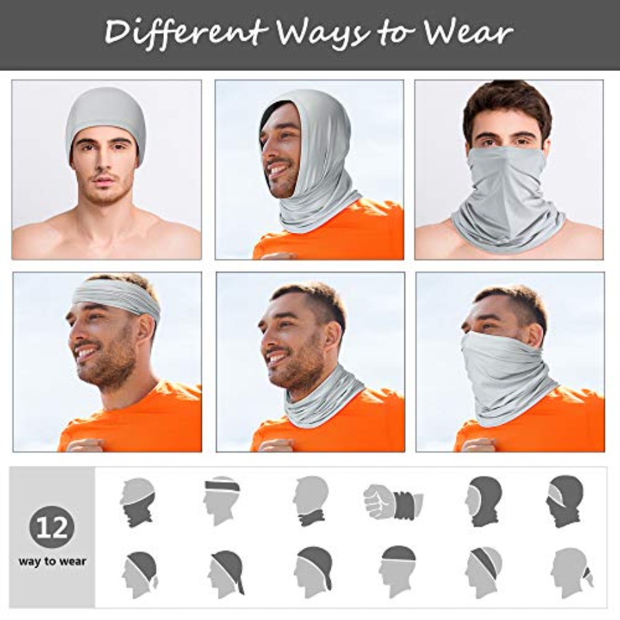 Geyoga Neck Gaiter Bandana Fac - مراجعة Face Scarf Mask وسعره