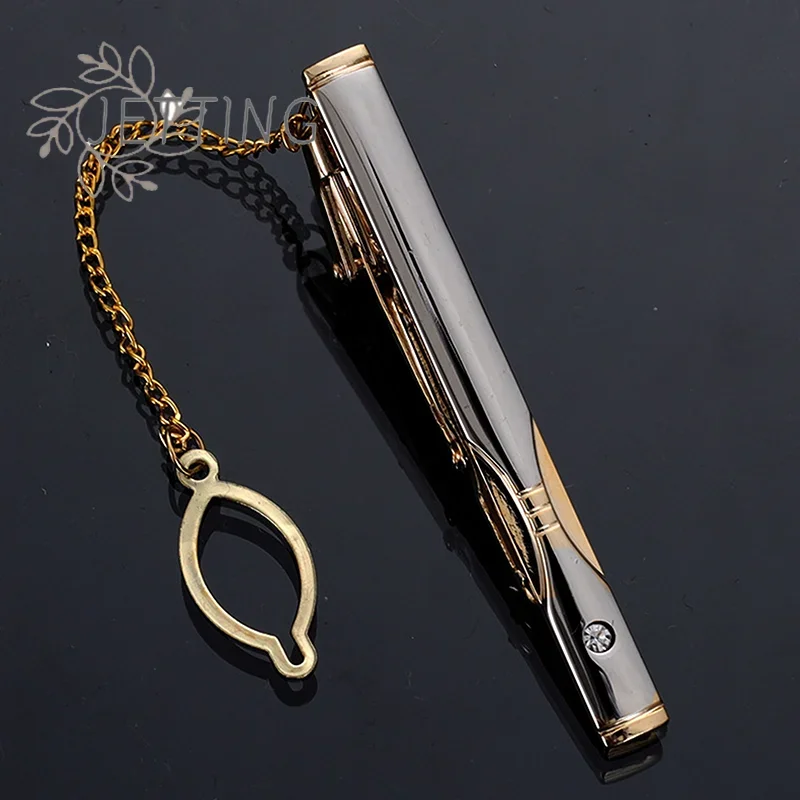 Hot Metal Simple Necktie Buckl - مراجعة Tie Clip Silver وسعره