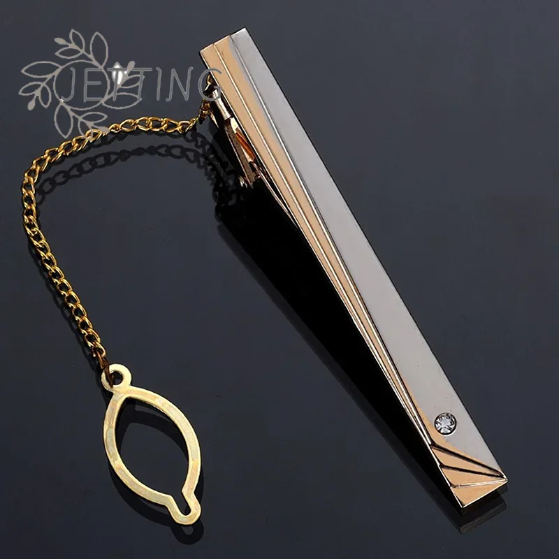 Hot Metal Simple Necktie Buckl - مراجعة Tie Clip Silver وسعره