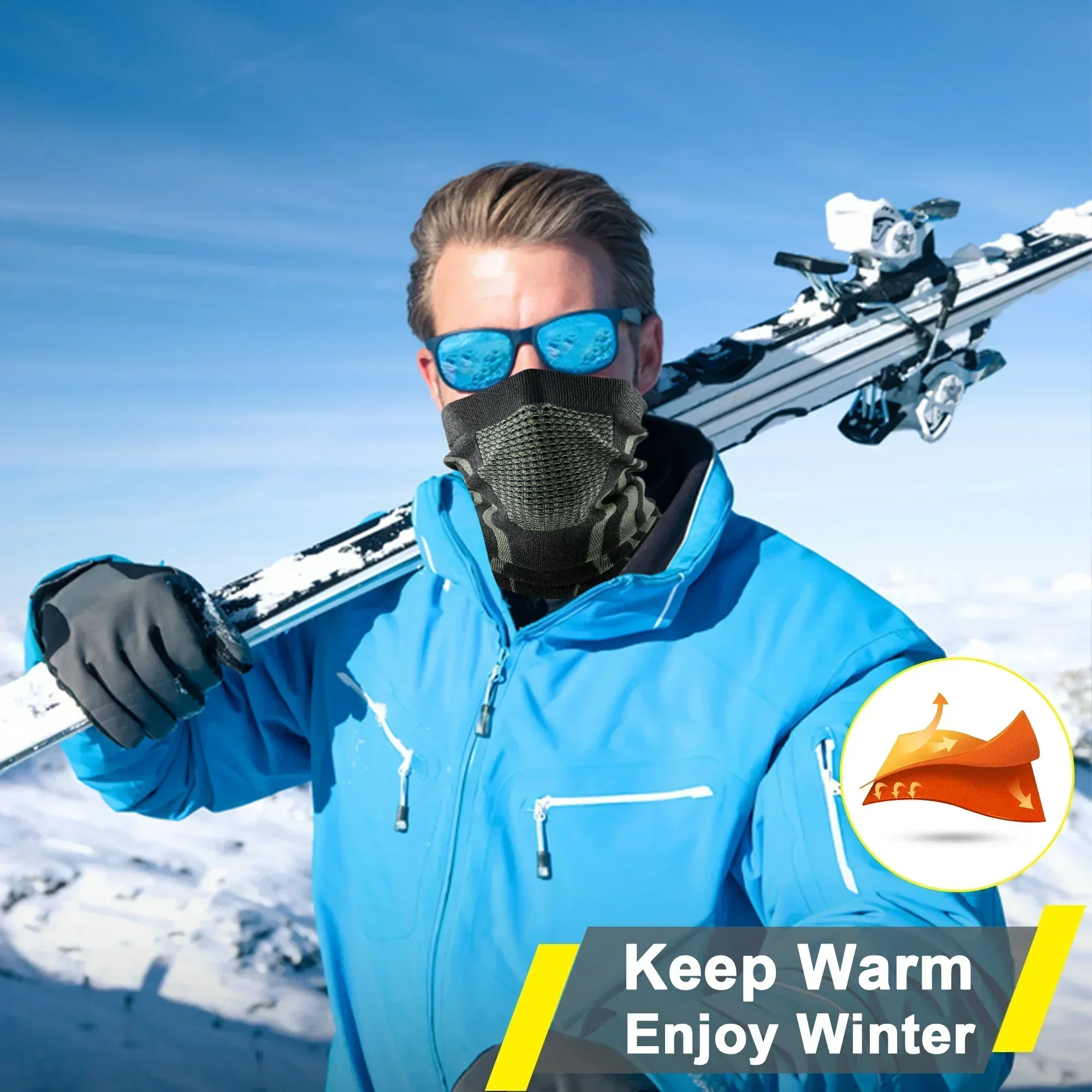 Winter Ring Tube Soft Bandana  - مراجعة Neck Warmer Tube وسعره